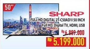 Promo Harga SHARP 2T-C50AD1i Full-HD 50"  - Hypermart