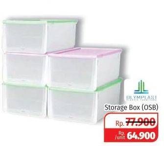 Promo Harga OLYMPLAST Storage Box  - Lotte Grosir