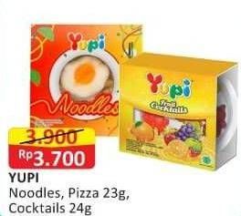 Promo Harga YUPI Candy Noodles, Pizza, Fruit Cocktail 23 gr - Alfamart