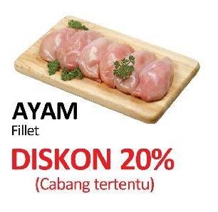 Promo Harga Ayam Fillet per 100 gr - Yogya