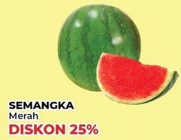 Promo Harga Semangka Merah per 100 gr - Yogya