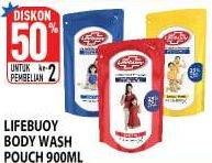 Promo Harga LIFEBUOY Body Wash Lemon Fresh, Mild Care, Total 10 900 ml - Hypermart
