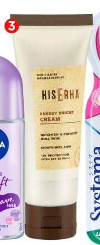 Promo Harga Hiserha Energy Bright Cream 20 gr - Watsons