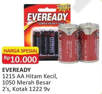 Promo Harga EVEREADY Battery 1215 AA, 1050, 1222  - Alfamart