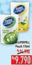 Promo Harga SUPER PELL Pembersih Lantai Fresh Apple, Lemon Ginger 770 ml - Hypermart