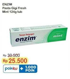 Promo Harga Enzim Pasta Gigi Fresh Mint 124 gr - Indomaret