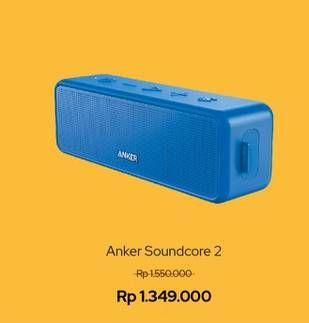 Promo Harga ANKER Soundcore 2 | Portable Bluetooth Speaker  - iBox