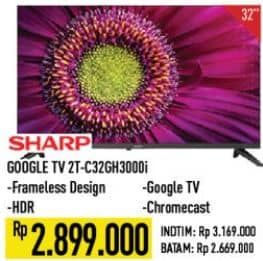 Promo Harga Sharp  2T-C32GH3000I  - Hypermart