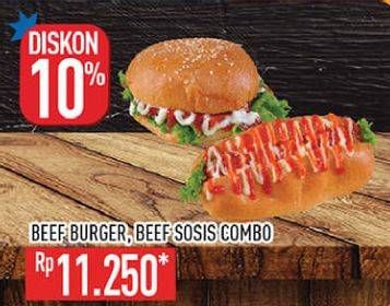 Promo Harga Burger Beef  - Hypermart