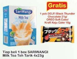 Promo Harga Sariwangi Milk Tea Teh Tarik per 4 sachet 23 gr - Indomaret