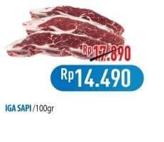 Promo Harga Iga Sapi per 100 gr - Hypermart