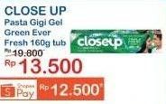 Promo Harga CLOSE UP Pasta Gigi Everfresh Icy White Winter Blast, Everfresh Menthol Fresh 160 gr - Indomaret