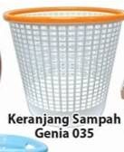 Promo Harga GREEN LEAF Keranjang Sampah Genia 035  - Hari Hari