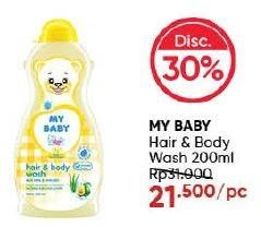 Promo Harga My Baby Hair & Body Wash 200 ml - Guardian