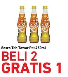 Promo Harga Sosro Teh Botol 450 ml - Carrefour