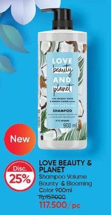 Promo Harga LOVE BEAUTY AND PLANET Shampoo Coconut Water Mimosa Flower 900 ml - Guardian