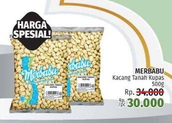 Promo Harga MERBABU Kacang Tanah Kupas 500 gr - LotteMart