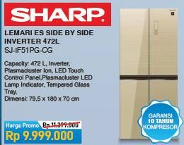 Promo Harga SHARP SJ-IF51PG-CG  - COURTS