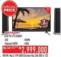 Promo Harga SHARP 2TC32BD1X | Digital LED TV  - Hypermart