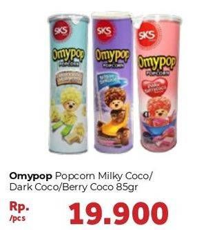 Promo Harga OMYPOP Popcorn Belgian Darkcoco, Hokkaido Milkycoco, Pinky Berrycoco 85 gr - Carrefour