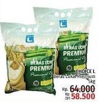 Promo Harga Choice L Beras Wangi Premium 5 kg - LotteMart
