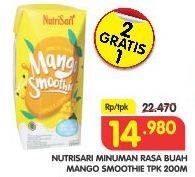 Promo Harga NUTRISARI Smoothie Mango 200 ml - Superindo