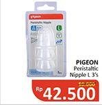 Promo Harga PIGEON Peristaltic Nipple L 3 pcs - Alfamidi