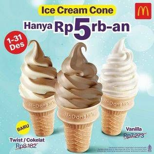 Promo Harga Ice Cream Cone  - McD