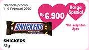 Promo Harga SNICKERS Chocolate 51 gr - Alfamidi
