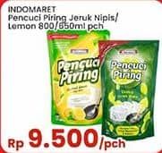 Promo Harga Indomaret Pencuci Piring Lemon, Jeruk Nipis 650 ml - Indomaret