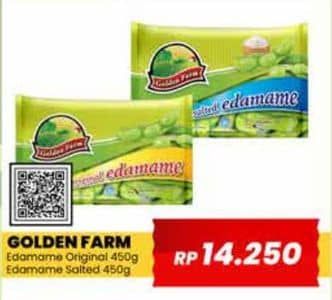 Promo Harga Golden Farm Sayuran Beku Edamame Salted, Edamame Original 450 gr - Yogya