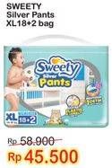 Promo Harga SWEETY Silver Pants XL18+2  - Indomaret