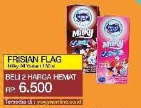 Promo Harga FRISIAN FLAG Susu UHT Milky All Variants per 2 pcs 180 ml - Yogya