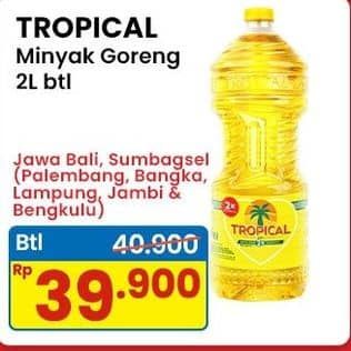 Promo Harga Tropical Minyak Goreng 2000 ml - Indomaret