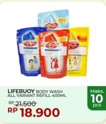 Promo Harga Lifebuoy Body Wash All Variants 400 ml - Yogya