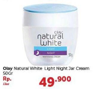 Promo Harga OLAY Natural White Light 50 gr - Carrefour