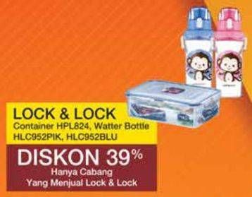 Promo Harga Lock & Lock Container /Water Bottle  - Yogya