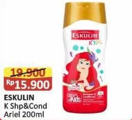 Promo Harga Eskulin Kids Shampoo & Conditioner Ariel 200 ml - Alfamart