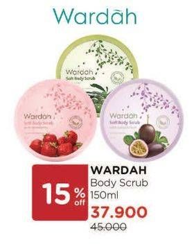 Promo Harga WARDAH Body Scrub 150 ml - Watsons