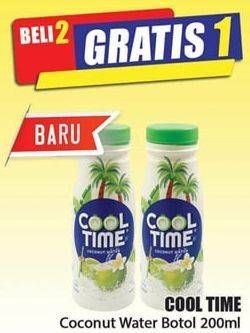 Promo Harga COOL TIME Coconut Water 200 ml - Hari Hari
