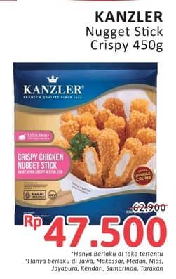 Promo Harga Kanzler Chicken Nugget Stick Crispy 450 gr - Alfamidi