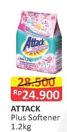 Promo Harga ATTACK Detergent Powder 1200 gr - Alfamart
