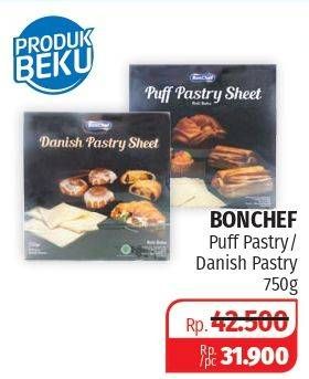 Promo Harga BONCHEF Danish Pastry/Puff Pastry Sheets  - Lotte Grosir
