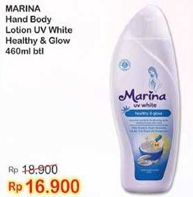 Promo Harga MARINA Hand Body Lotion Healthy Glow 460 ml - Indomaret