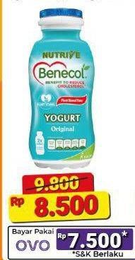 Promo Harga Nutrive Benecol Smoothies Yogurt Original 100 ml - Alfamart