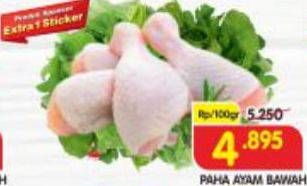 Promo Harga Ayam Paha Bawah per 100 gr - Superindo