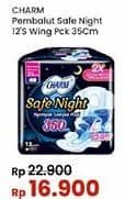 Promo Harga Charm Safe Night Wing 35cm 12 pcs - Indomaret