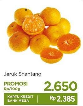 Promo Harga Jeruk Shantang per 100 gr - Carrefour