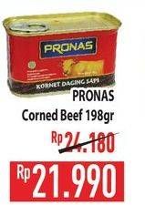 Promo Harga Pronas Corned Beef Regular 198 gr - Hypermart