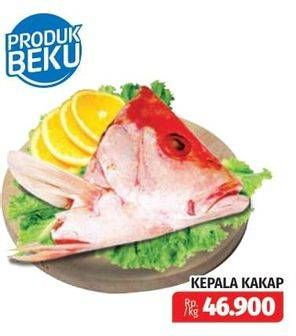 Promo Harga Kepala Ikan Kakap Merah  - Lotte Grosir